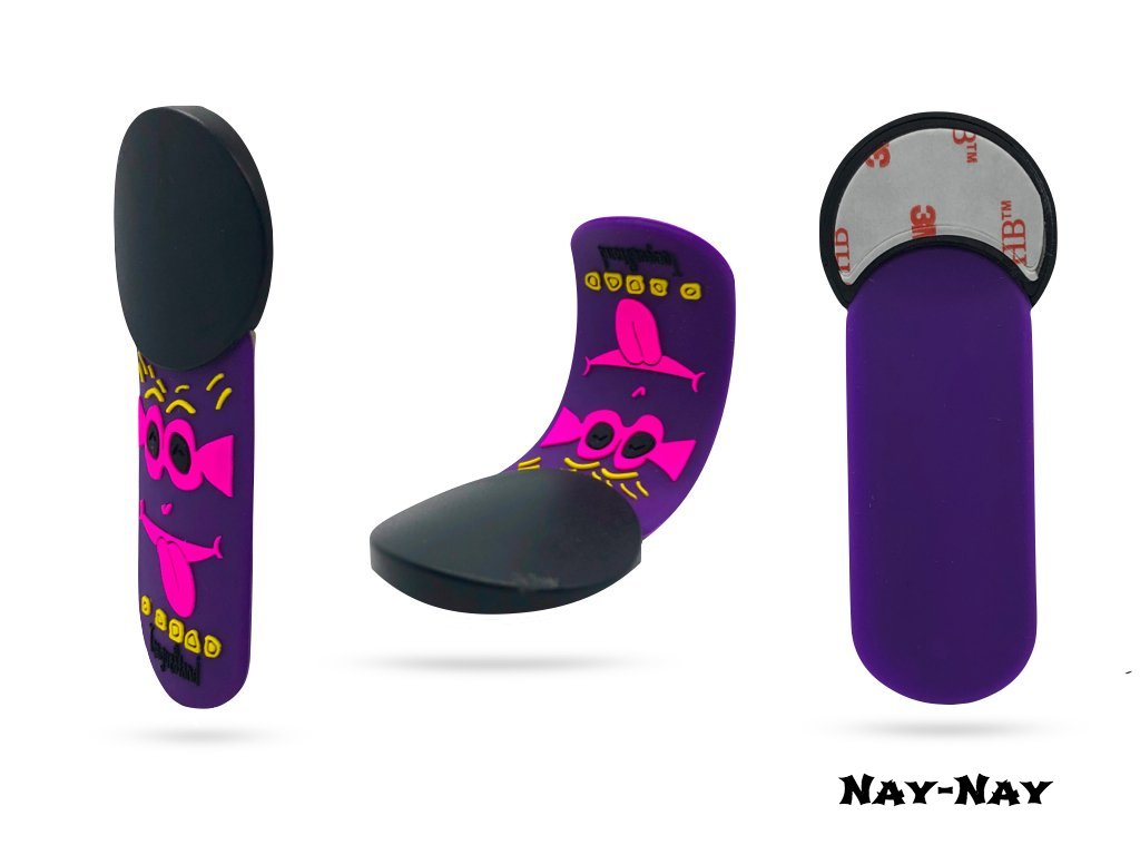 TongueStand "Nay-Nay" {phone-stand. grip. car phone holder}