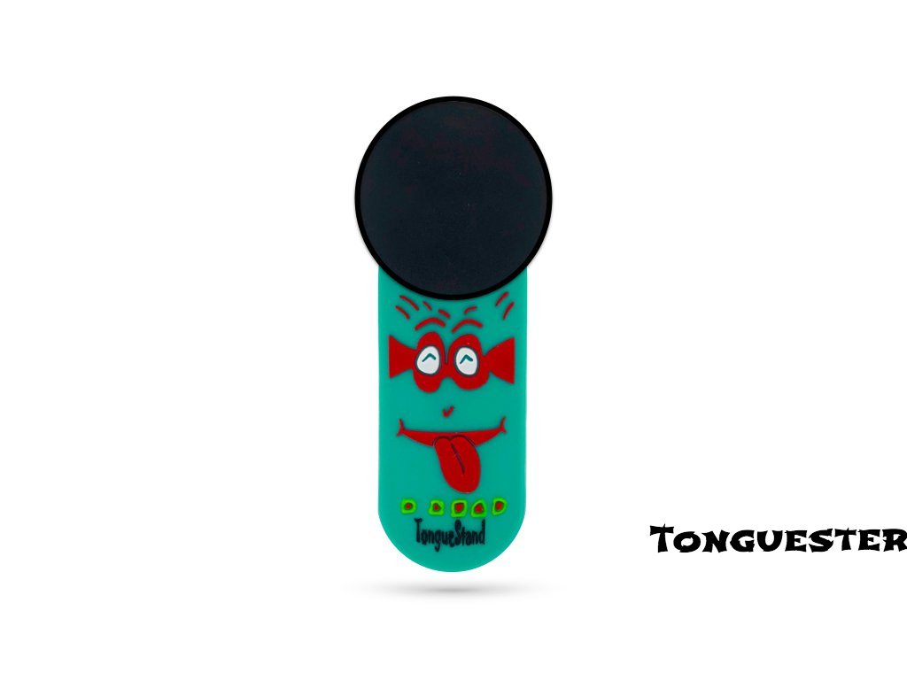 TongueStand "TongueSter" {phone-stand. grip. car phone holder}