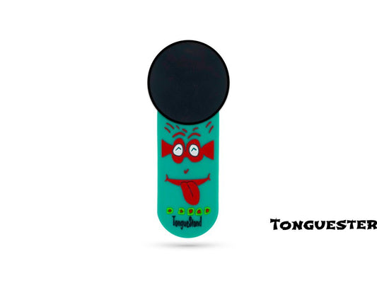 TongueStand "TongueSter" {phone-stand. grip. car phone holder}